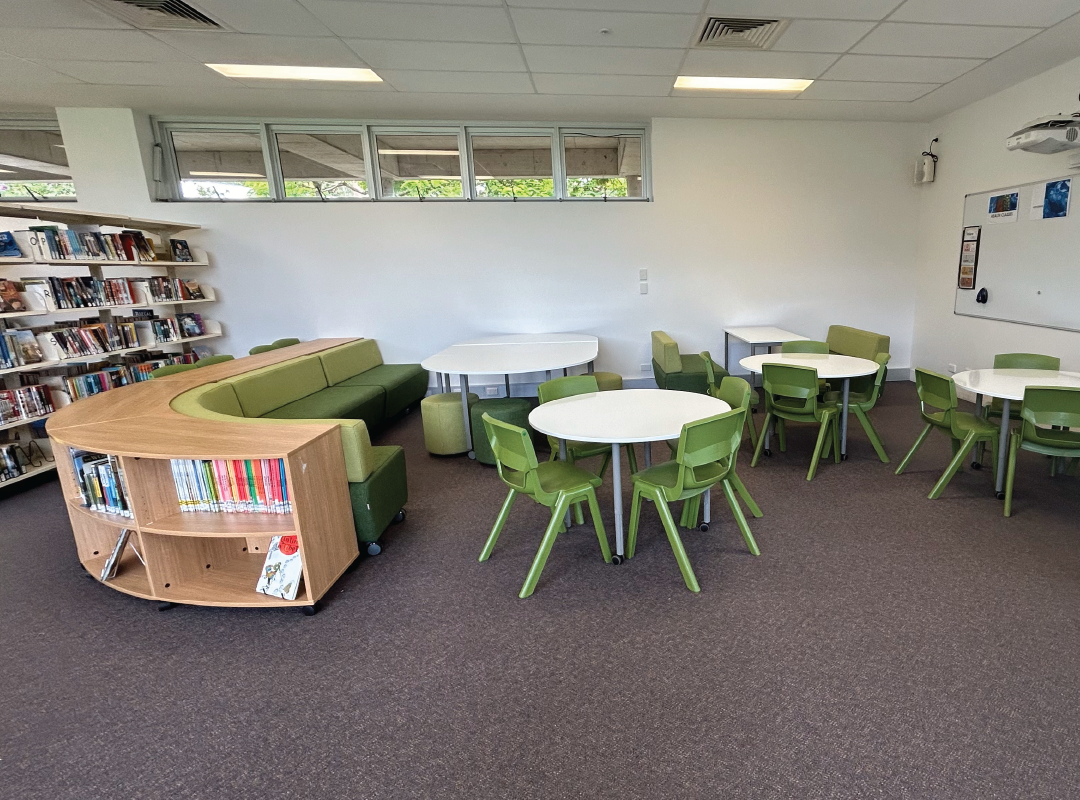 Nambour Christian College Revamps Library into a Student-Centred Wellbeing & Learning Hub