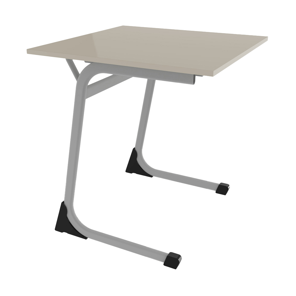 C Leg Desk Oyster Grey