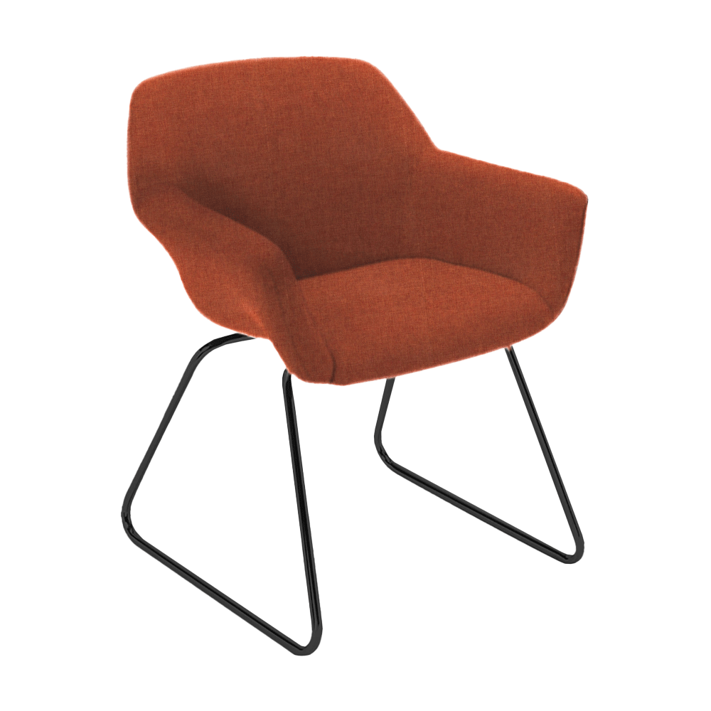 Hobnob Sled Base Armchair