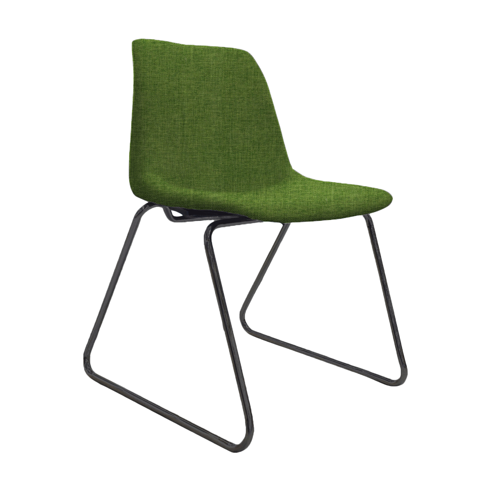 Hobnob Sled Base Upholstered Chair