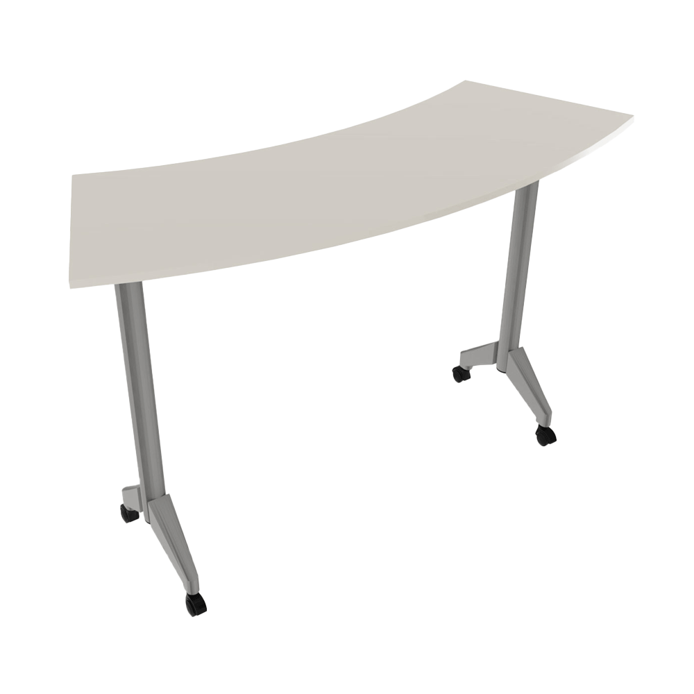Pirouette Rectangle Table Oyster Grey