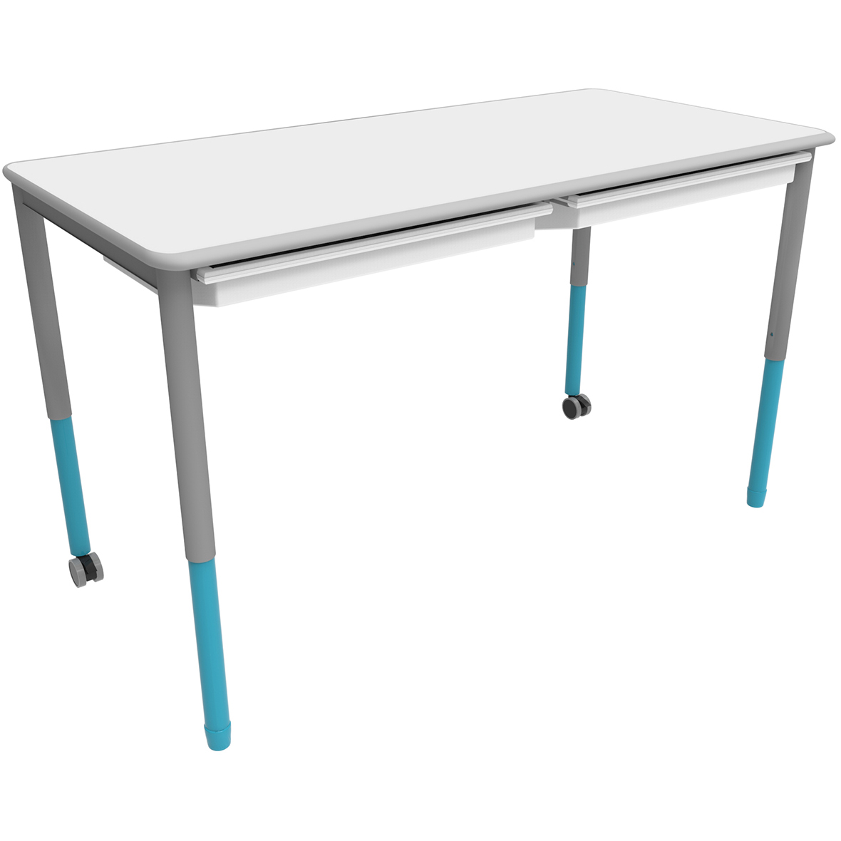 Twist'n'Lock Rectangle Performance Edge with Storage Aqua