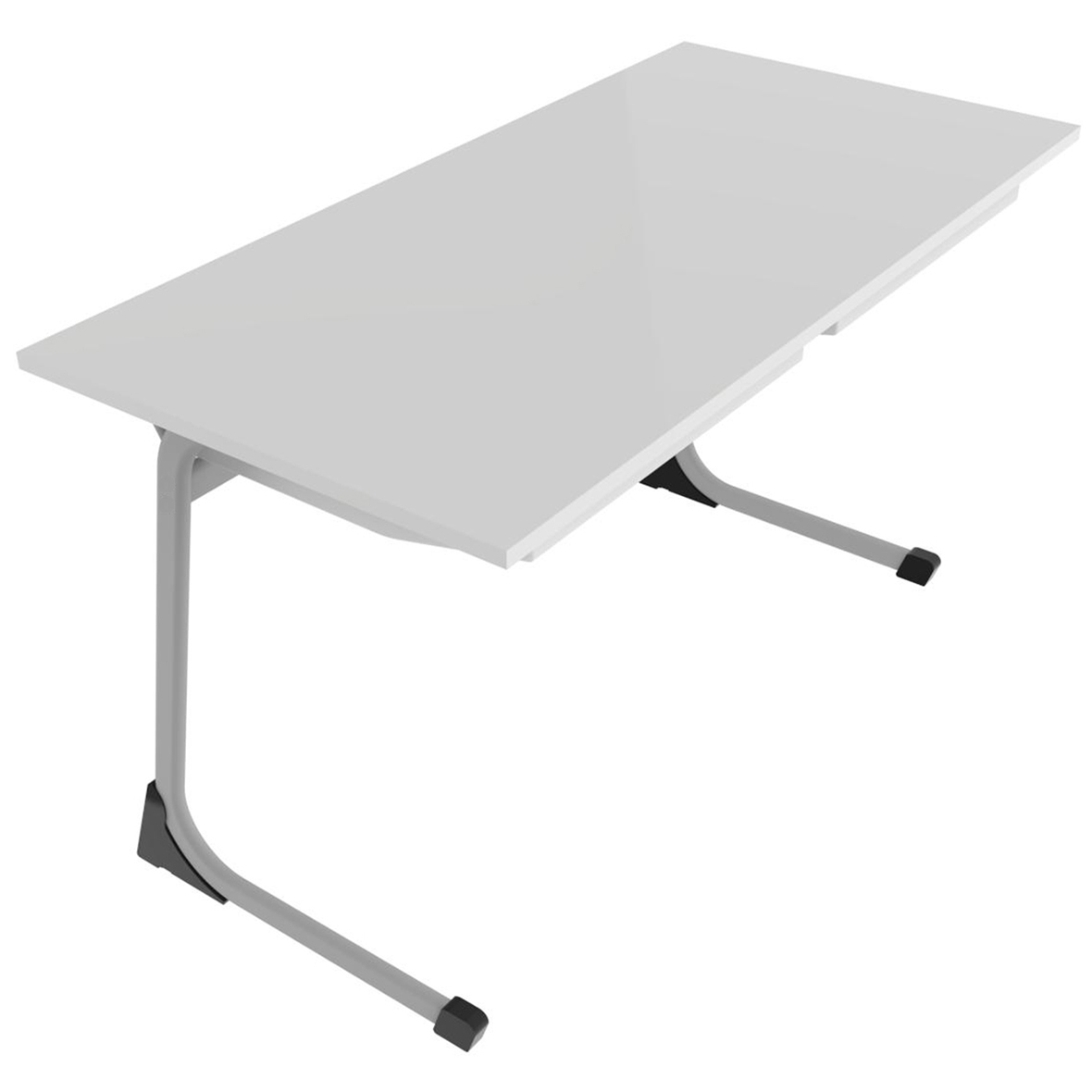 C Leg Double Table