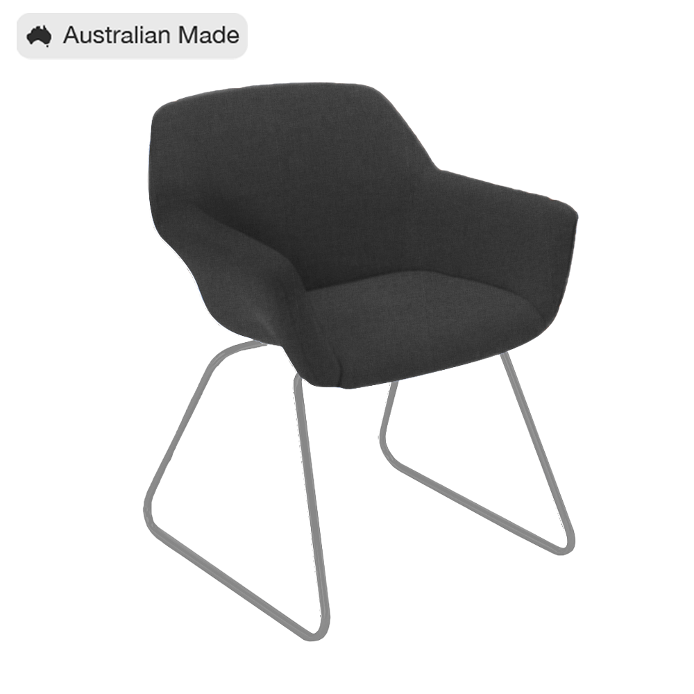 Hobnob Sled Base Armchair