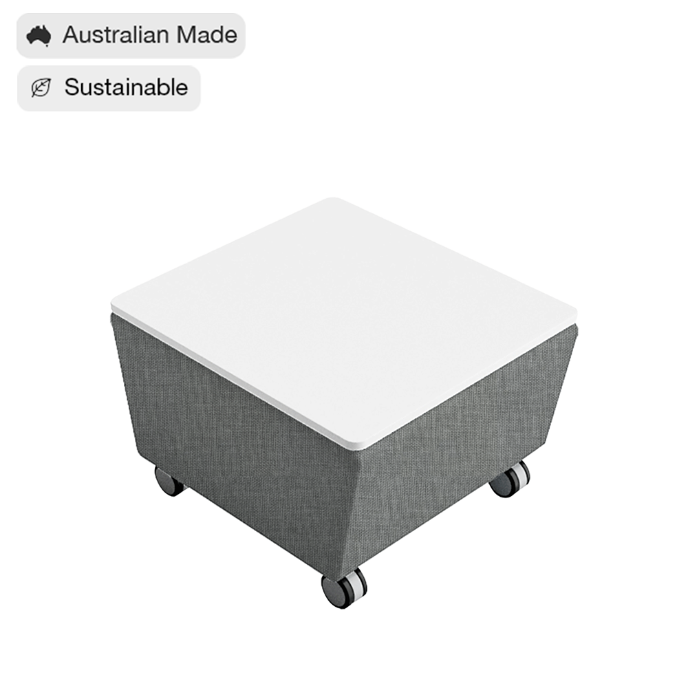 Smart Softies™ Square Ottoman Writeable Table