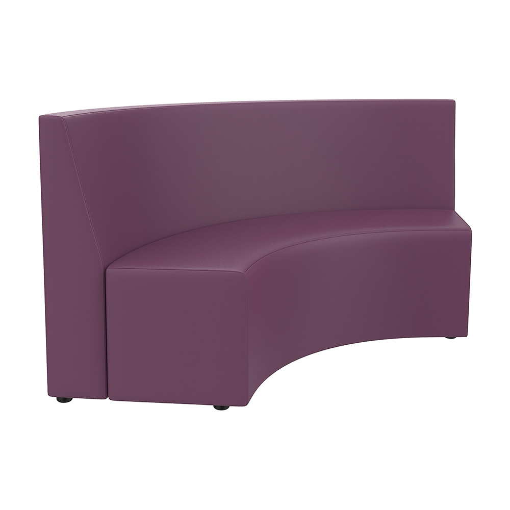 Origin curve sofa magenta