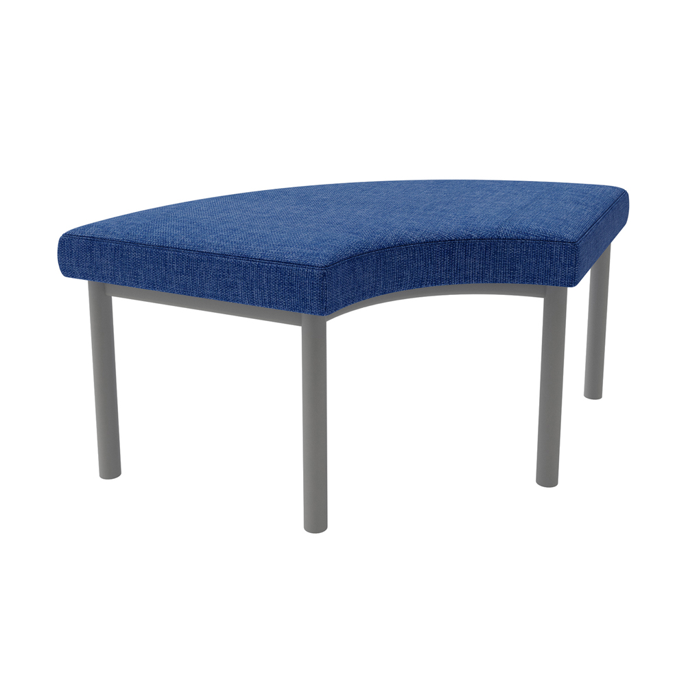 Curved Ottoman on Frame