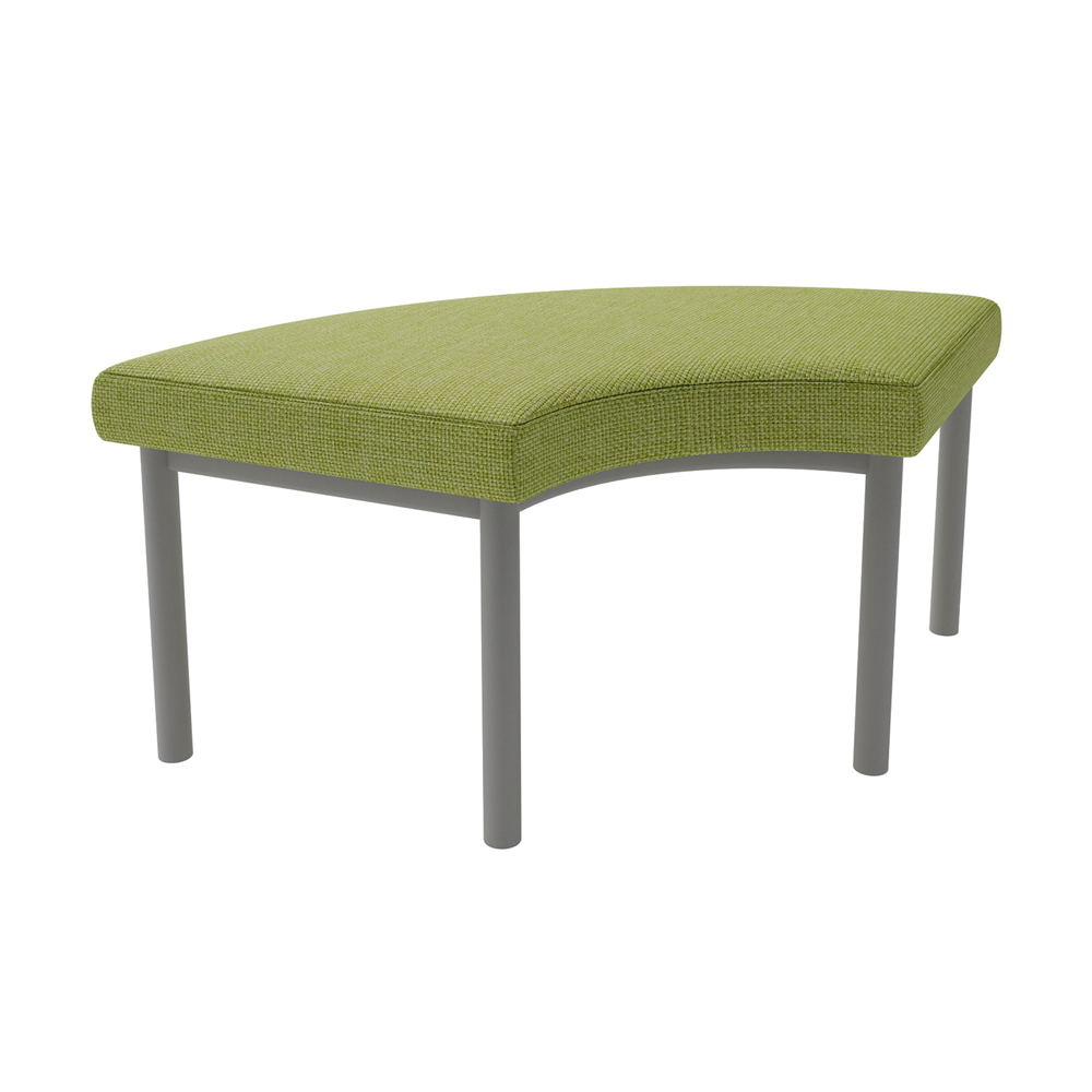 Curved Ottoman Kiwi