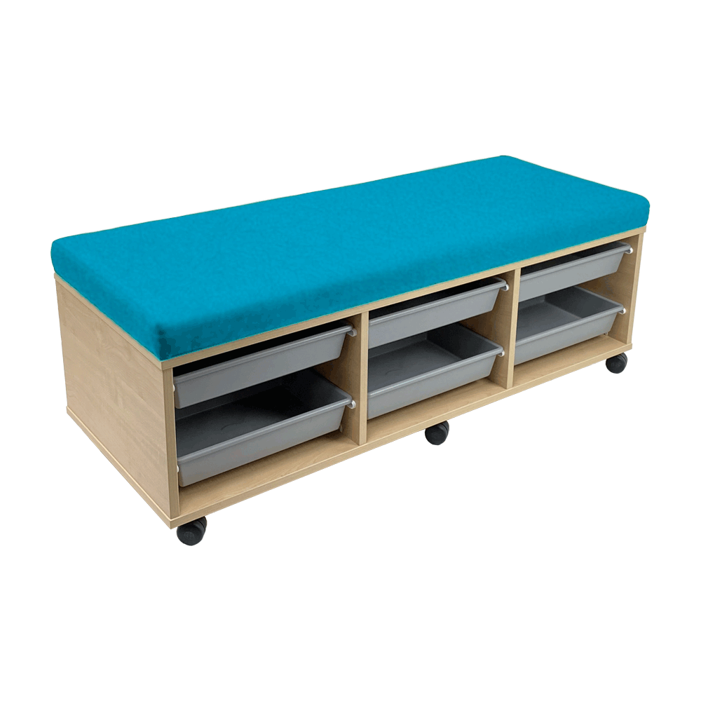 Mobile Tote Seating Blue Lagoon