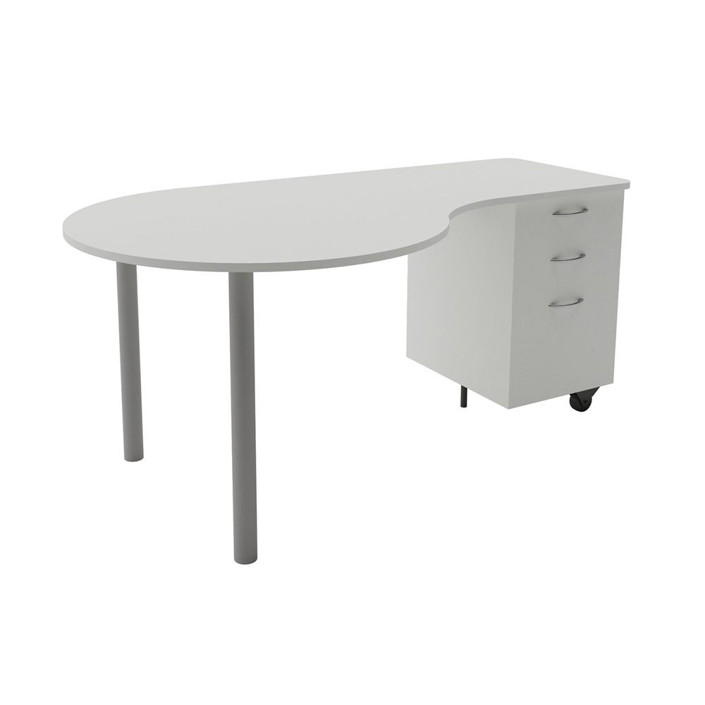 Rollin Teachers Desk Seal Grey