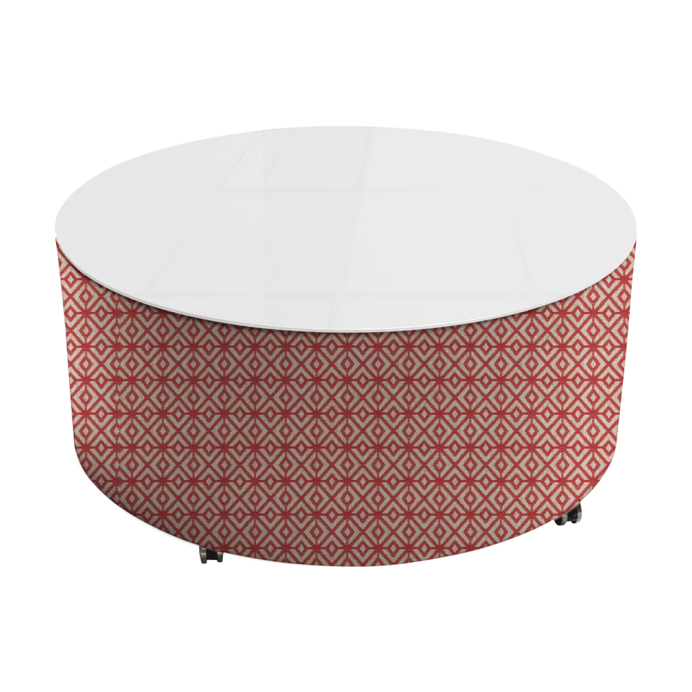 Orbit Ottoman Writeable Top Chili