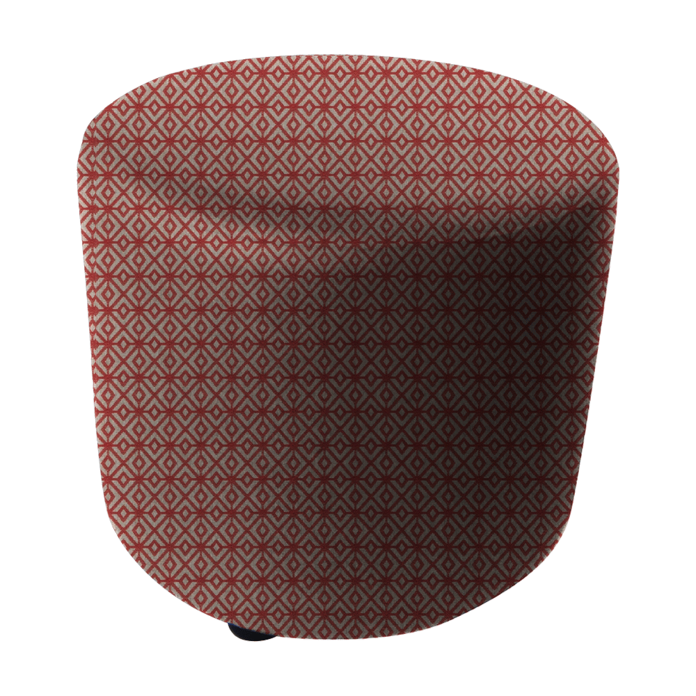Round Ottoman Chili