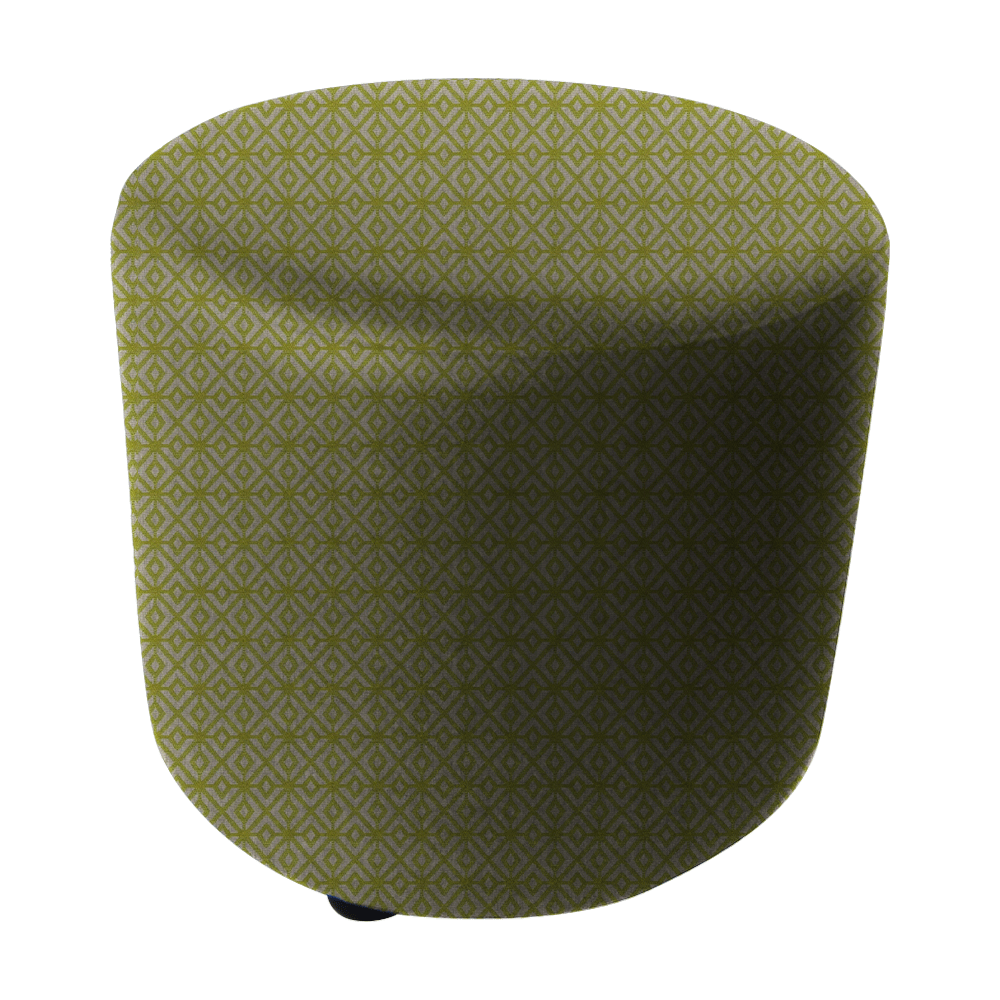 Round Ottoman Citron