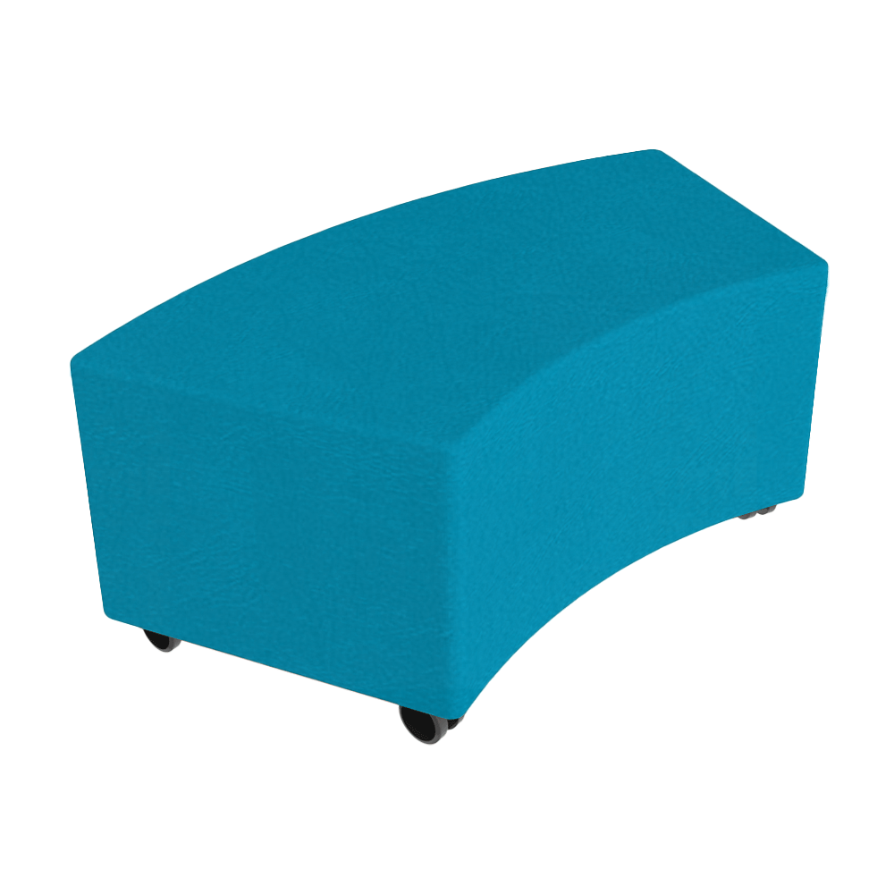 Worm Ottoman Blue Lagoon