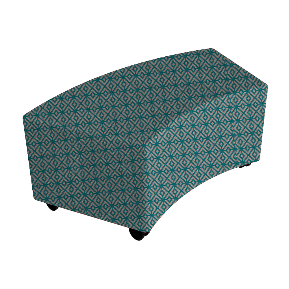 Worm Ottoman Aqua