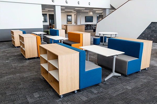 soft seating+library+breakout