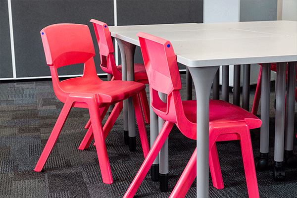 chairs and tables+classroom