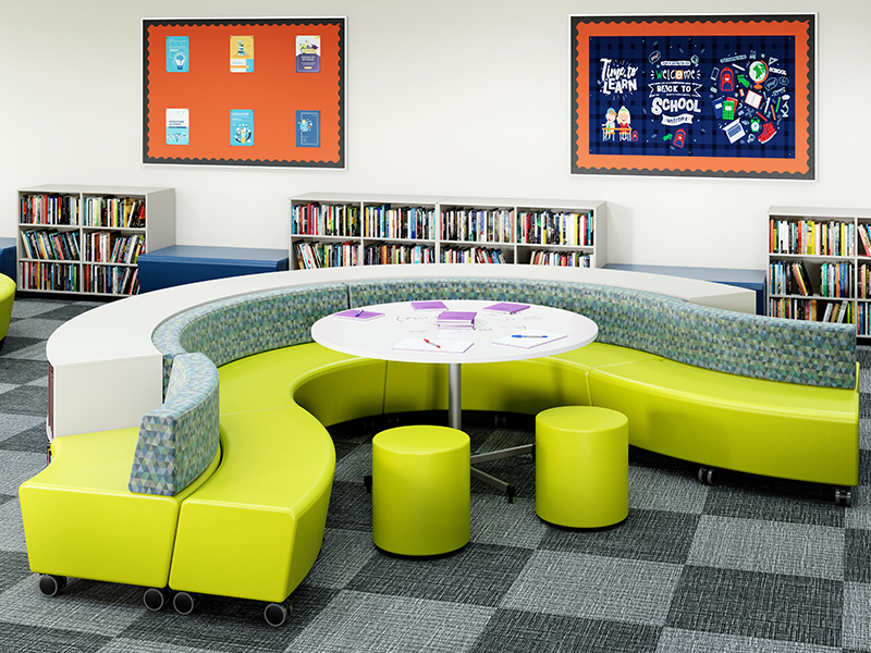 Create a library space that inspires.