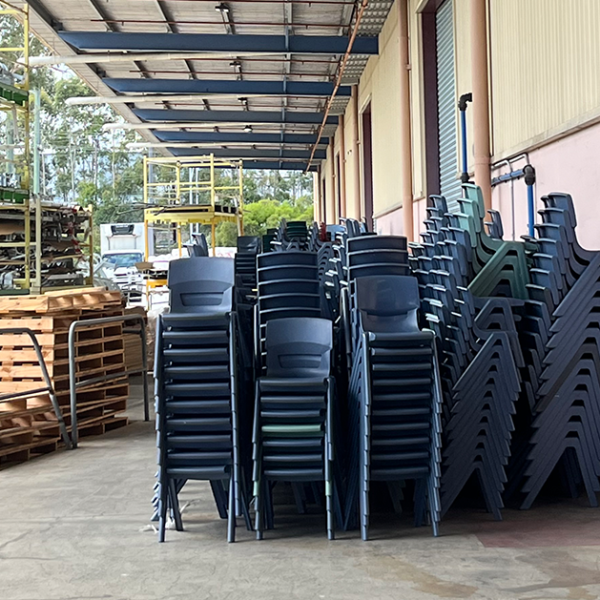 Step 1 Chairs are returned to Sebel