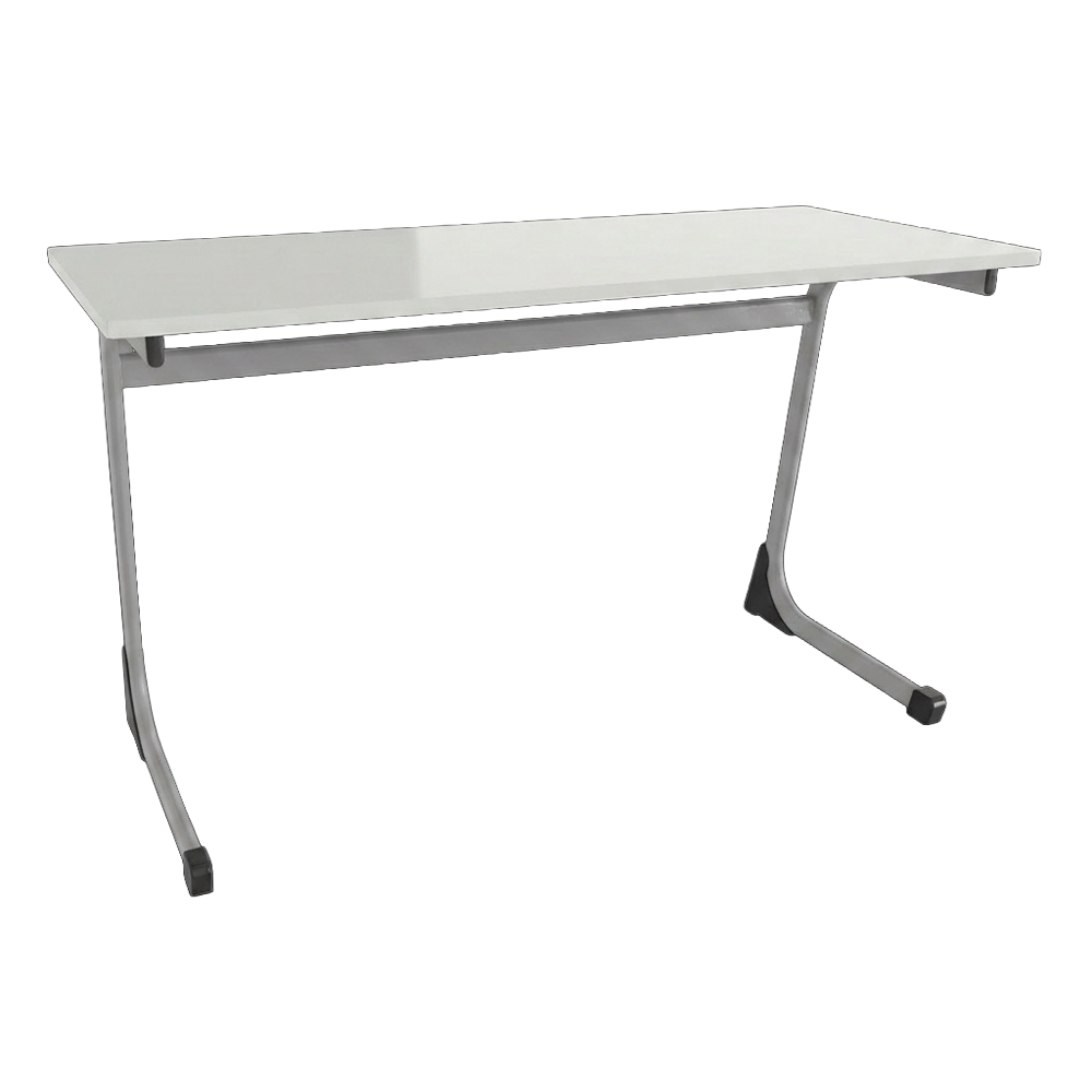 C-leg-double-table-polar-white-no-drawers