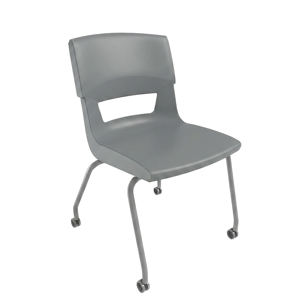 Postura-4-leg-chair-on-castors-storm