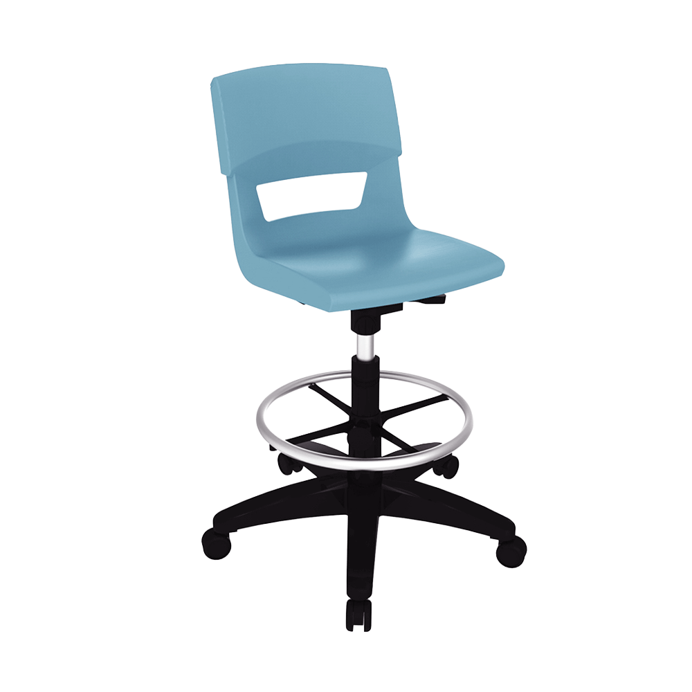 Postura-Plus-Drafting-Stool-Ocean