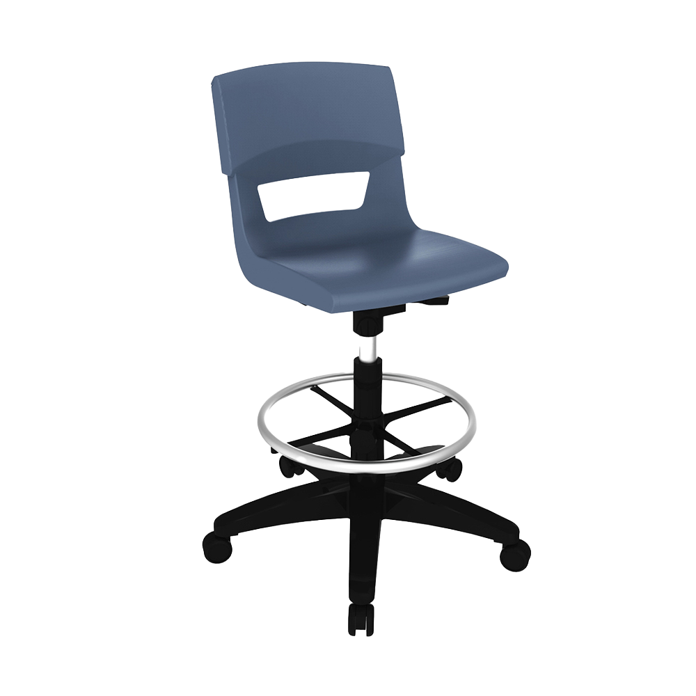 Postura-Plus-Drafting-Stool-Slate