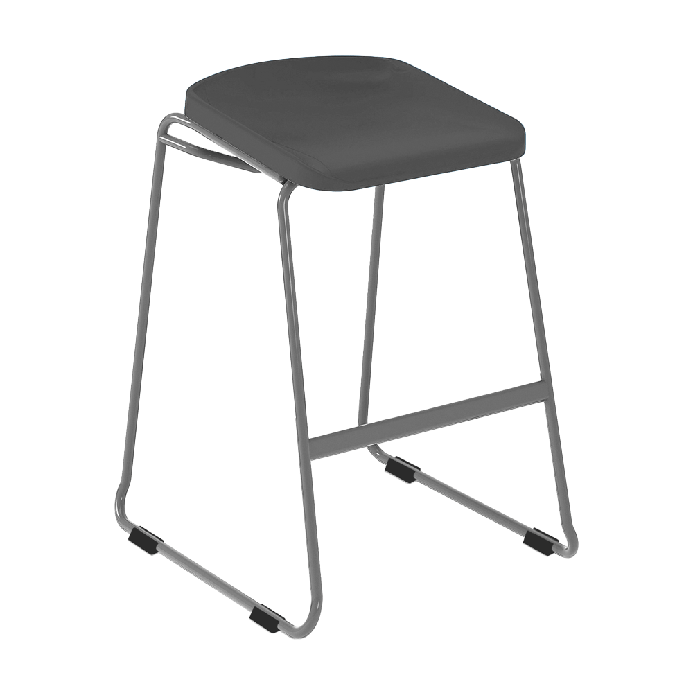 Postura_Focus_Sled_Base_Stool_Grey_Black_Glides