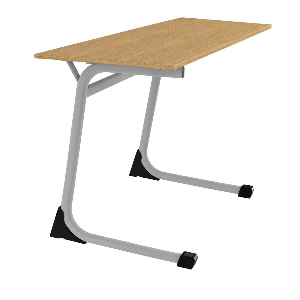 c-leg-WIDE-table-without-drawer-Sublime teak 1000 x 1000
