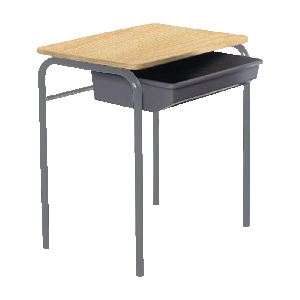 deluxe-multi-desk-fixed-top-with-tote300-affinity-maple