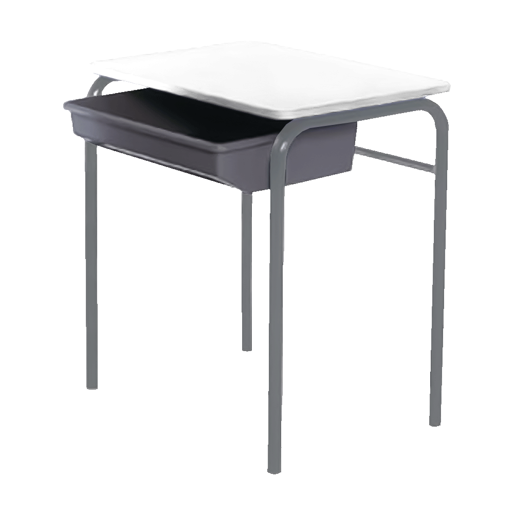 deluxe-multi-desk-fixed-top-with-tote300-snowdrift