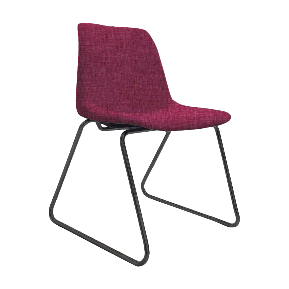 hobnob_sled_base_upholstered_chair_magenta