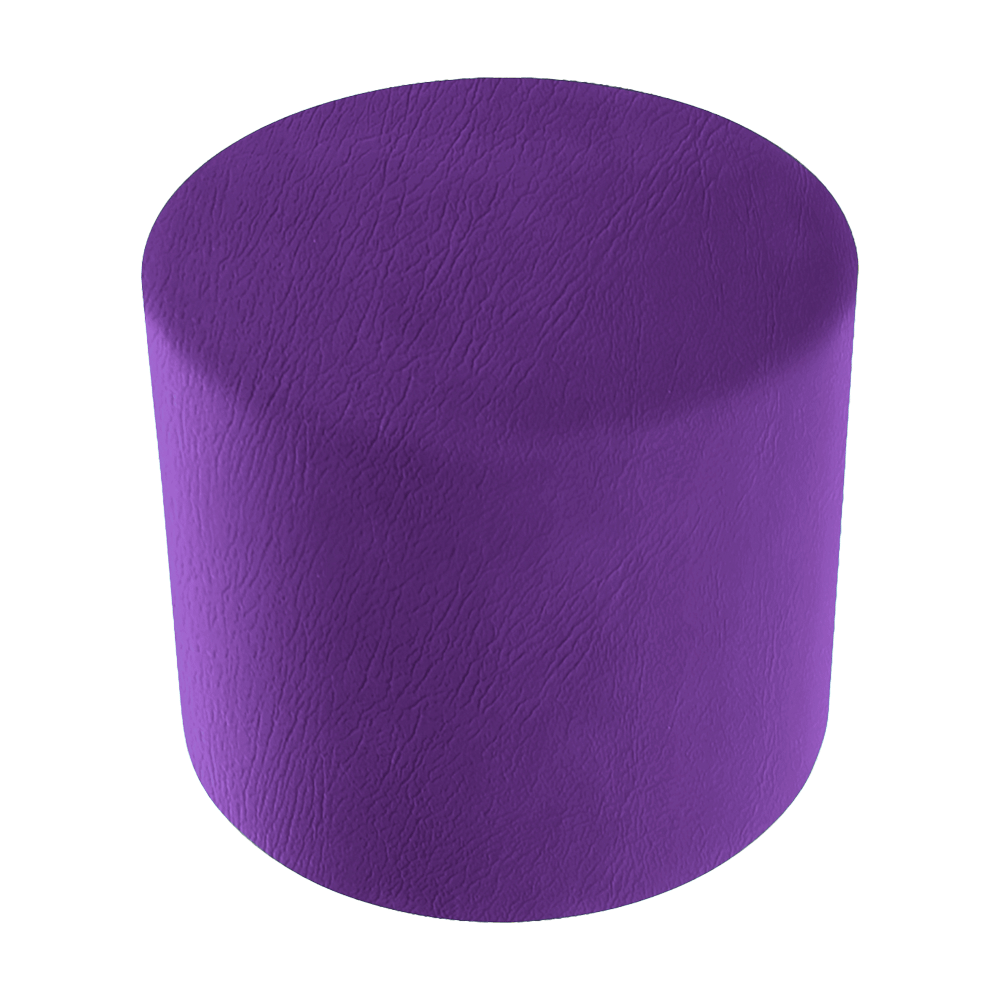 little-softies-round-ottoman-purple-passion
