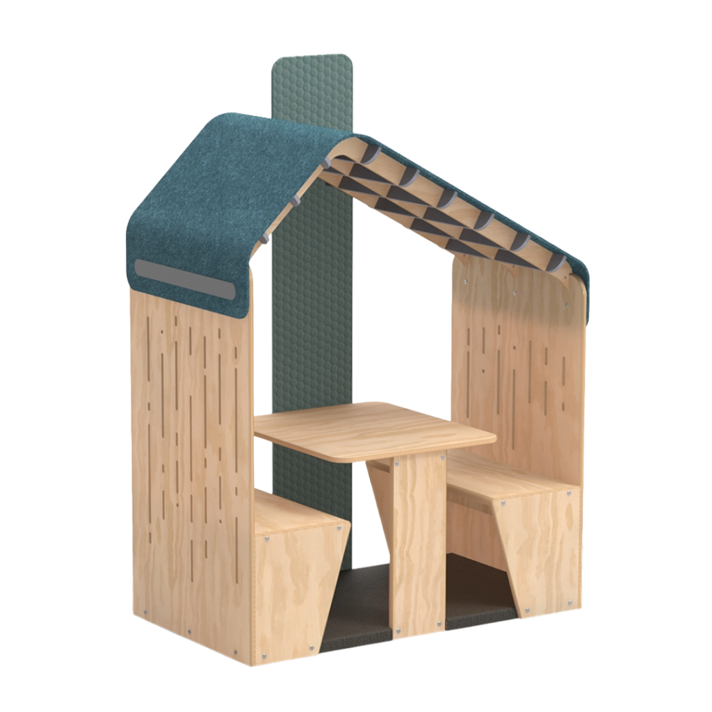 mindfull learning hut blue no pad