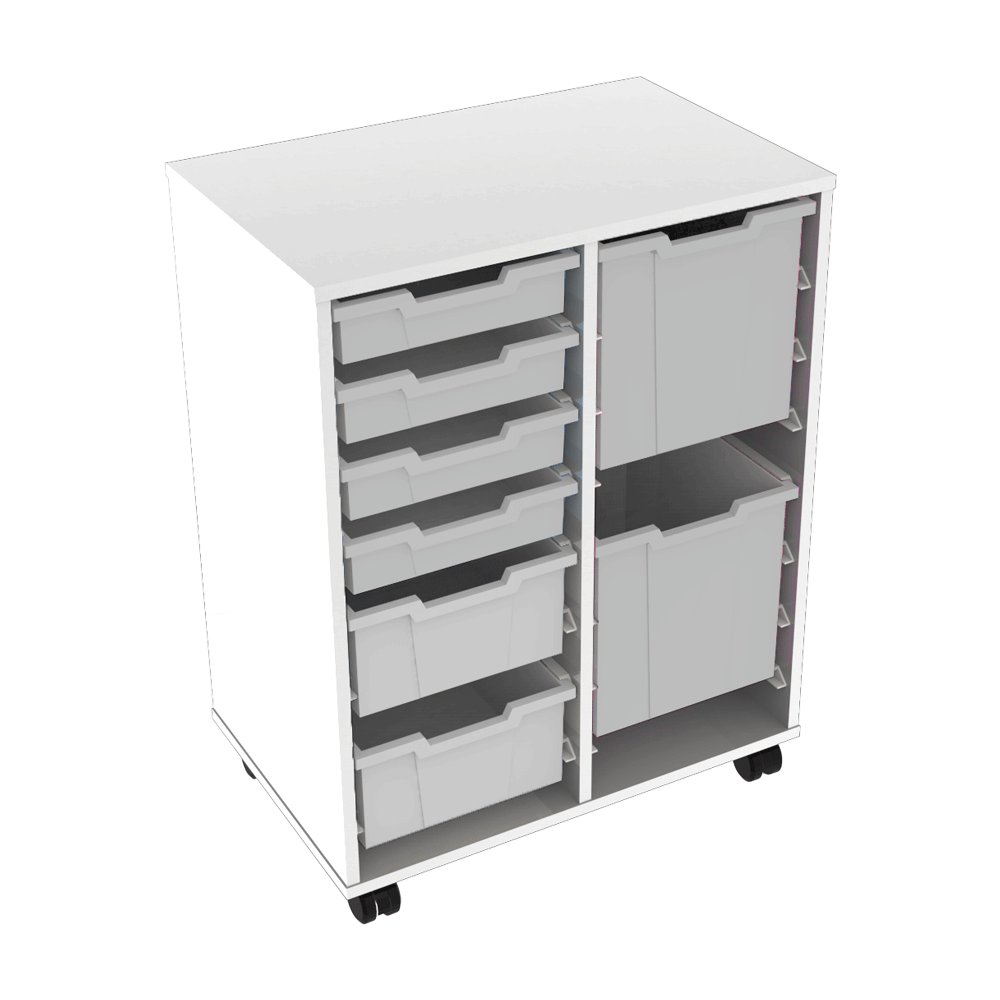 organise-tote-storage-double-bay-multi-polar-white-translucent-totes