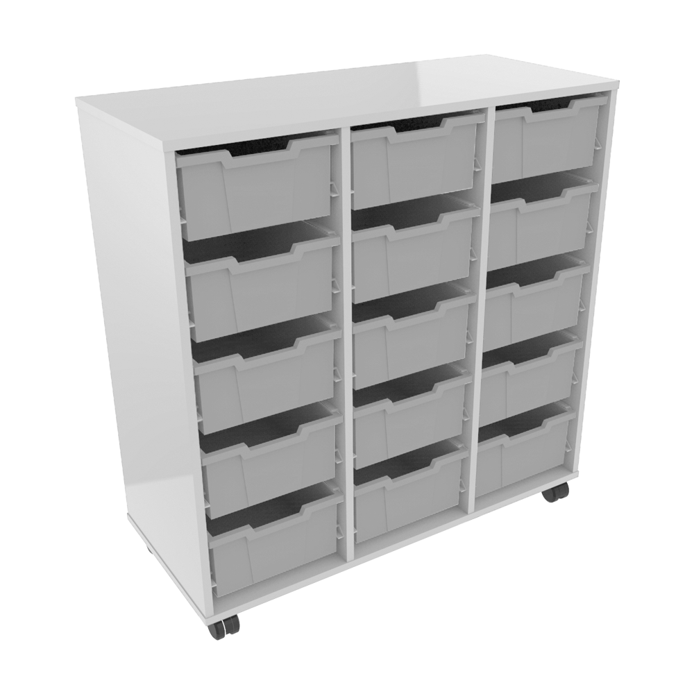 organise-tote-storage-triple-bay-polar-white-translucent-totes