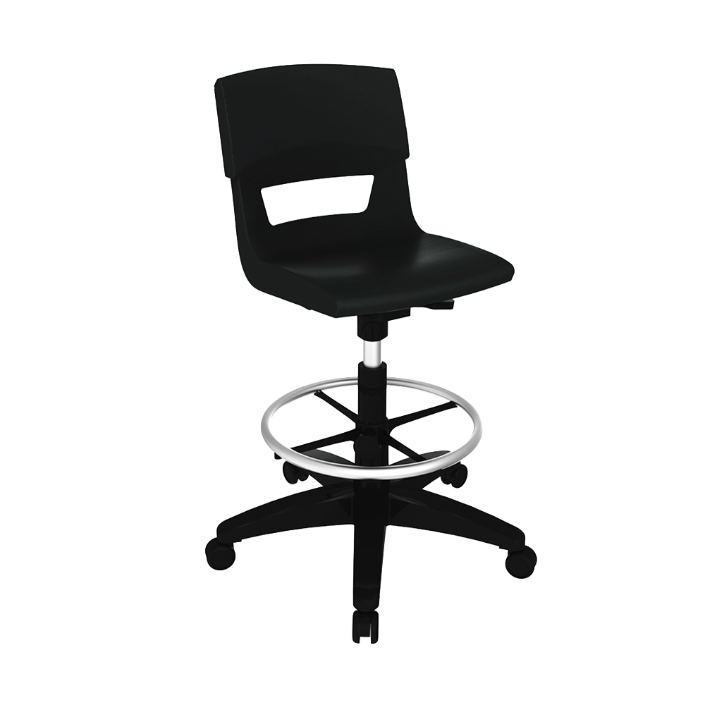 postura-plus-drafting-stool-onyx-black