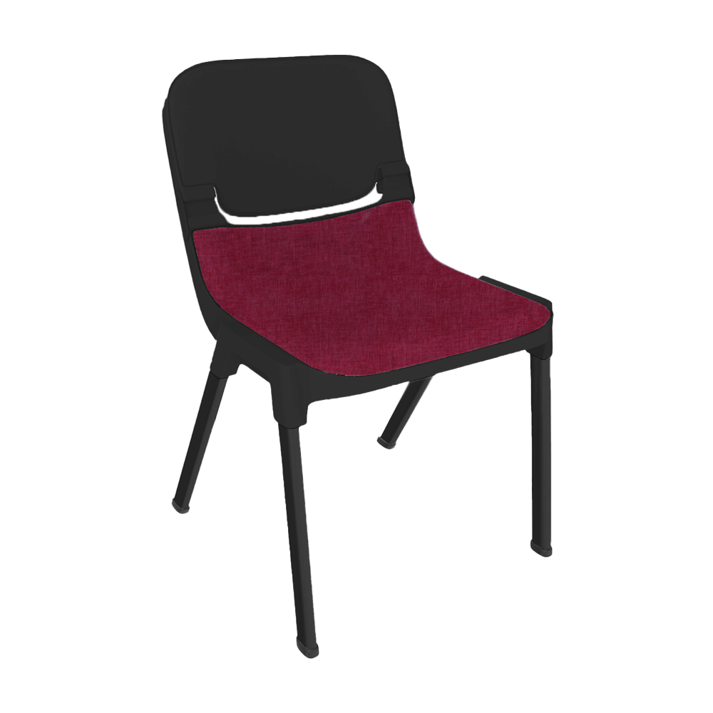progress-chair-black-with-padded-seat-magenta