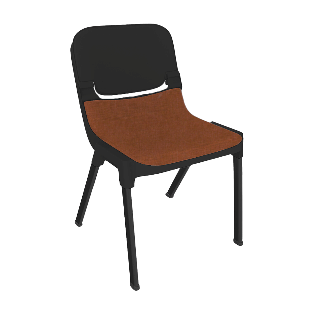 progress-chair-black-with-padded-seat-terracotta