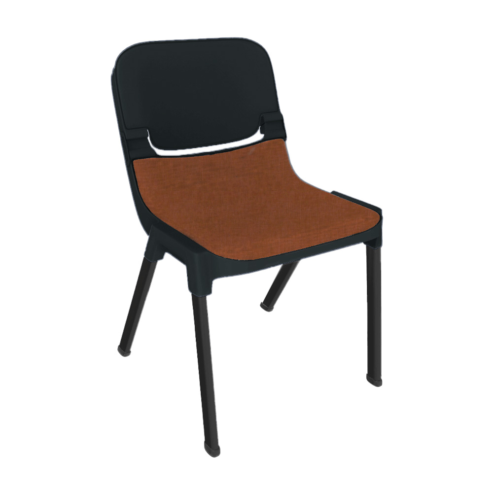 progress-chair-darkgrey-with-padded-seat-terracotta
