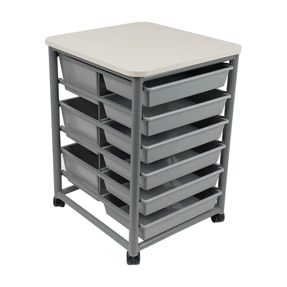 single-tote-trolley-6-small-totes-3-large-seal-grey