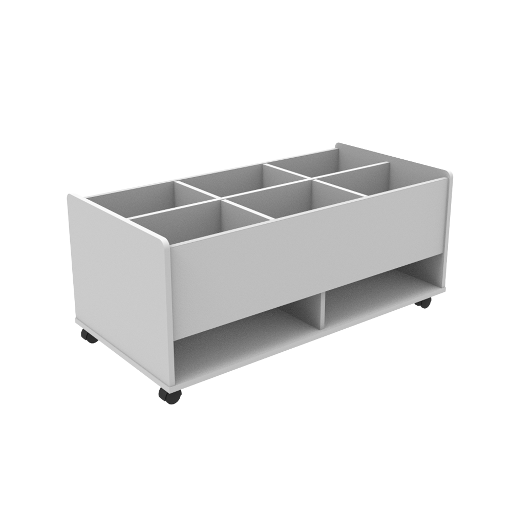 Mobile-Book-Trolley-Oyster-Grey