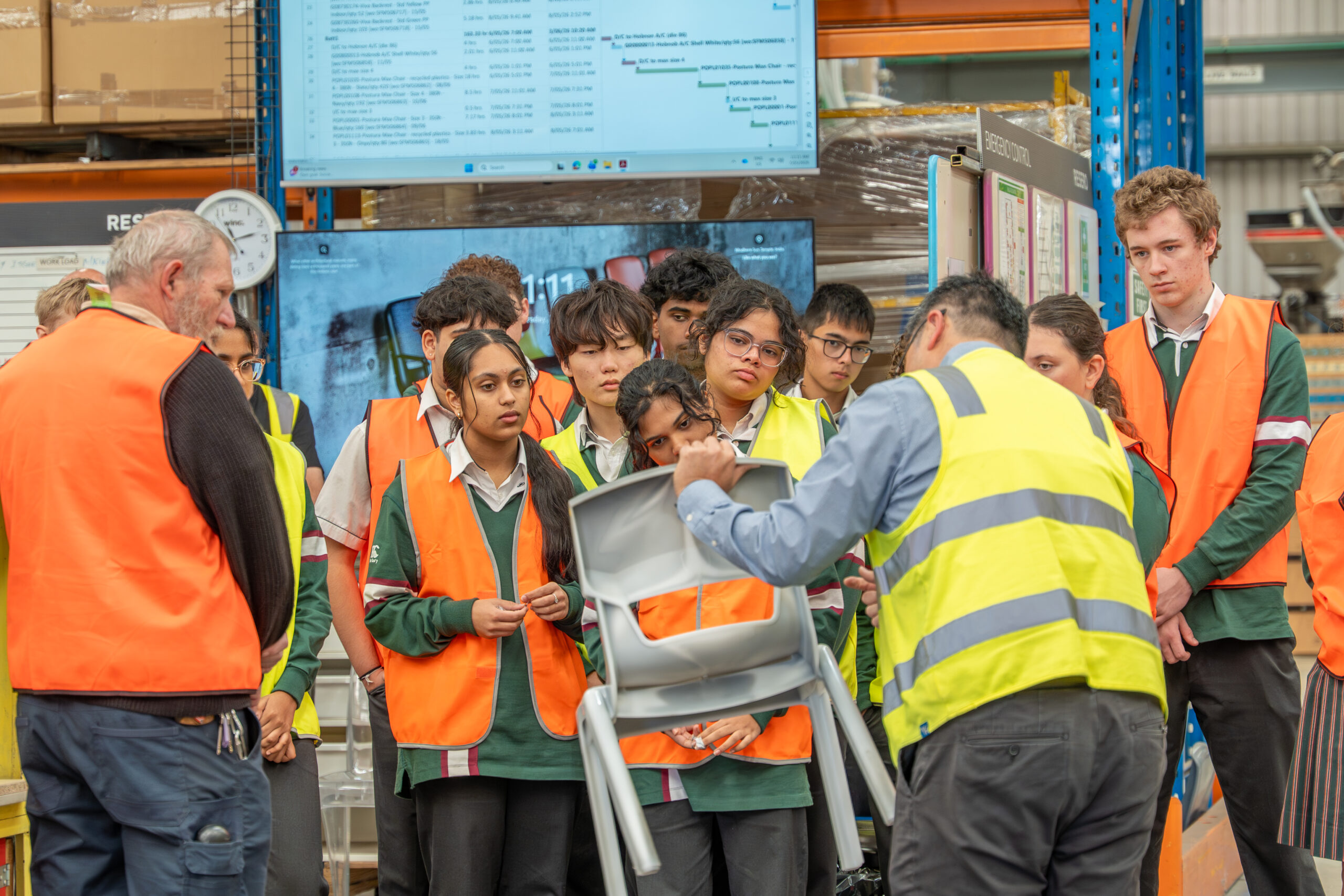 Norwest Christian College Factory Tour 2026 - plastics demo