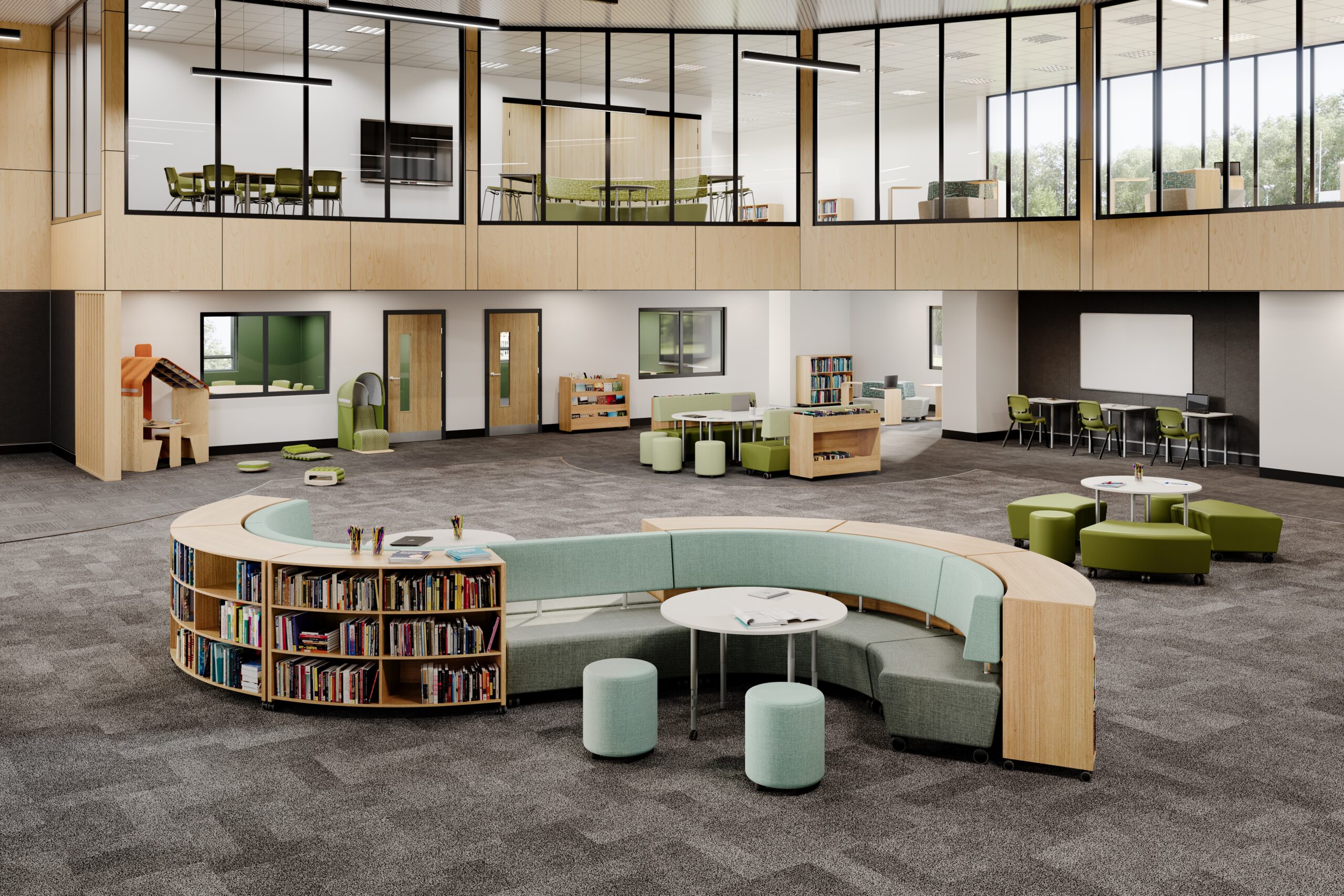 A futuristic and learning-first library.